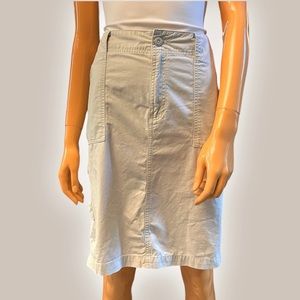 EDDIE BAUER Cotton Cargo Mini Skirt Plus Size